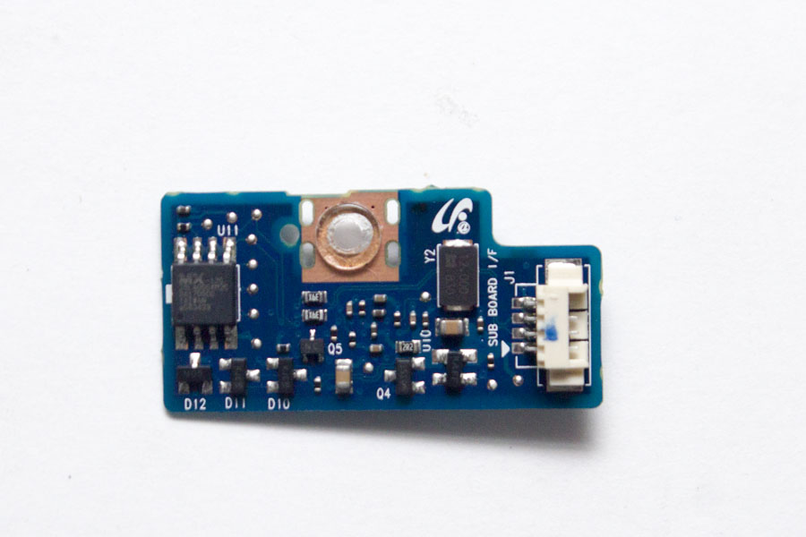 Плата сканера отпечатка для пальцев для Samsung X360 BA92-04856A