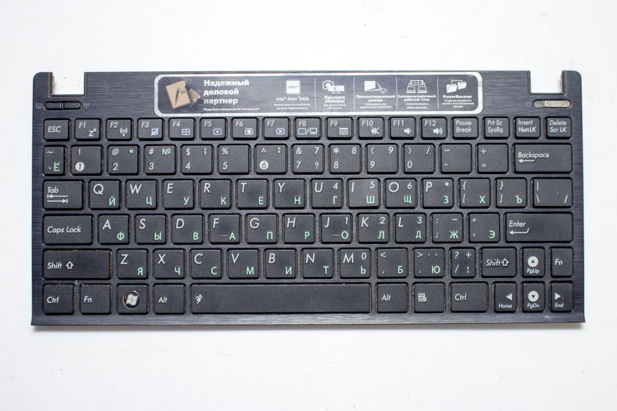 Клавиатура для Asus Eee PC 1016 с рамкой
