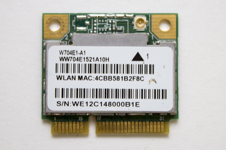 Wi-Fi модуль Realtek W704E1-A1 HM88E00_3V0-120106 RTL8188EE для DEXP Athena T141
