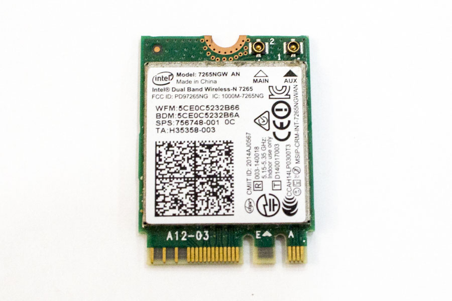 Модуль Wi-Fi H35123-001 7265NGW Intel для HP ProBook 450 G3, 455 G3