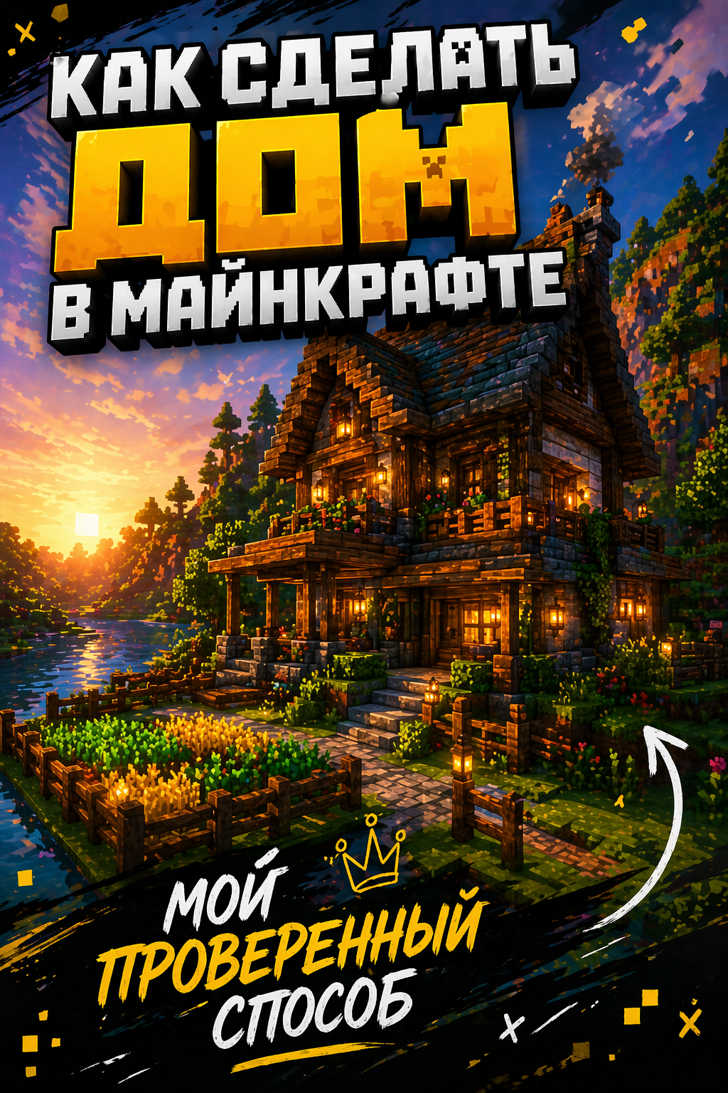 Как сделать дом в майнкрафте: мой проверенный способ
