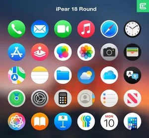iPear Pro - Icon Pack (Round)