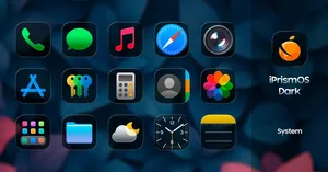 iPrismOS (Dark) - Icon Pack