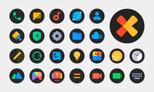 MiDark - Icon Pack (Round)