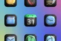 Glossy Dark 3D - Icon Pack