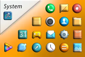 MiOS 3D - Icon Pack