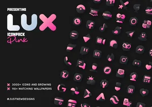 Pink IconPack : LuX