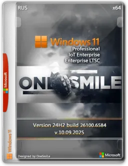 Windows 11 Pro/Ent LTSC by OneSmiLe 24H2 build 26100.6584 [Ru]