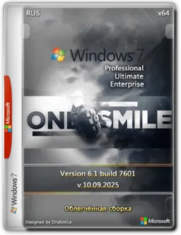 Windows 7 SP1 7601.27929 x64 3in1 by OneSmiLe [10.09.2025] [Ru]