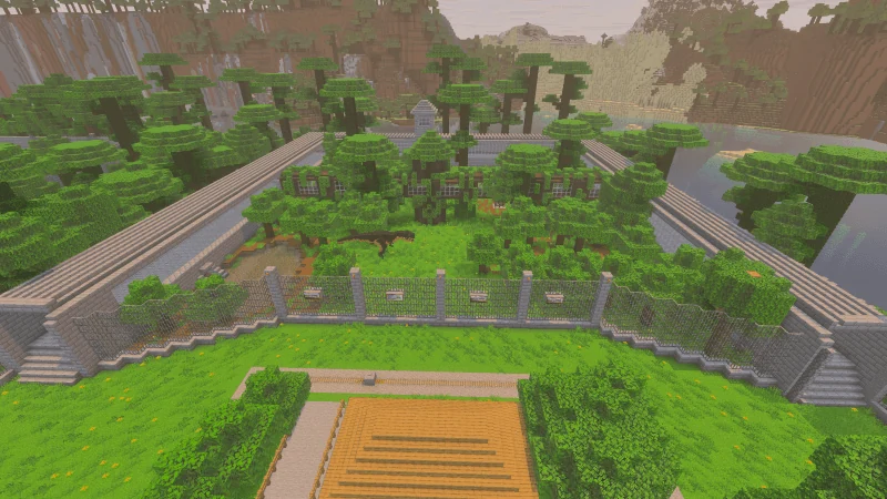 Изображение автора: Prehistoric Park — парк динозавров для Minecraft Bedrock