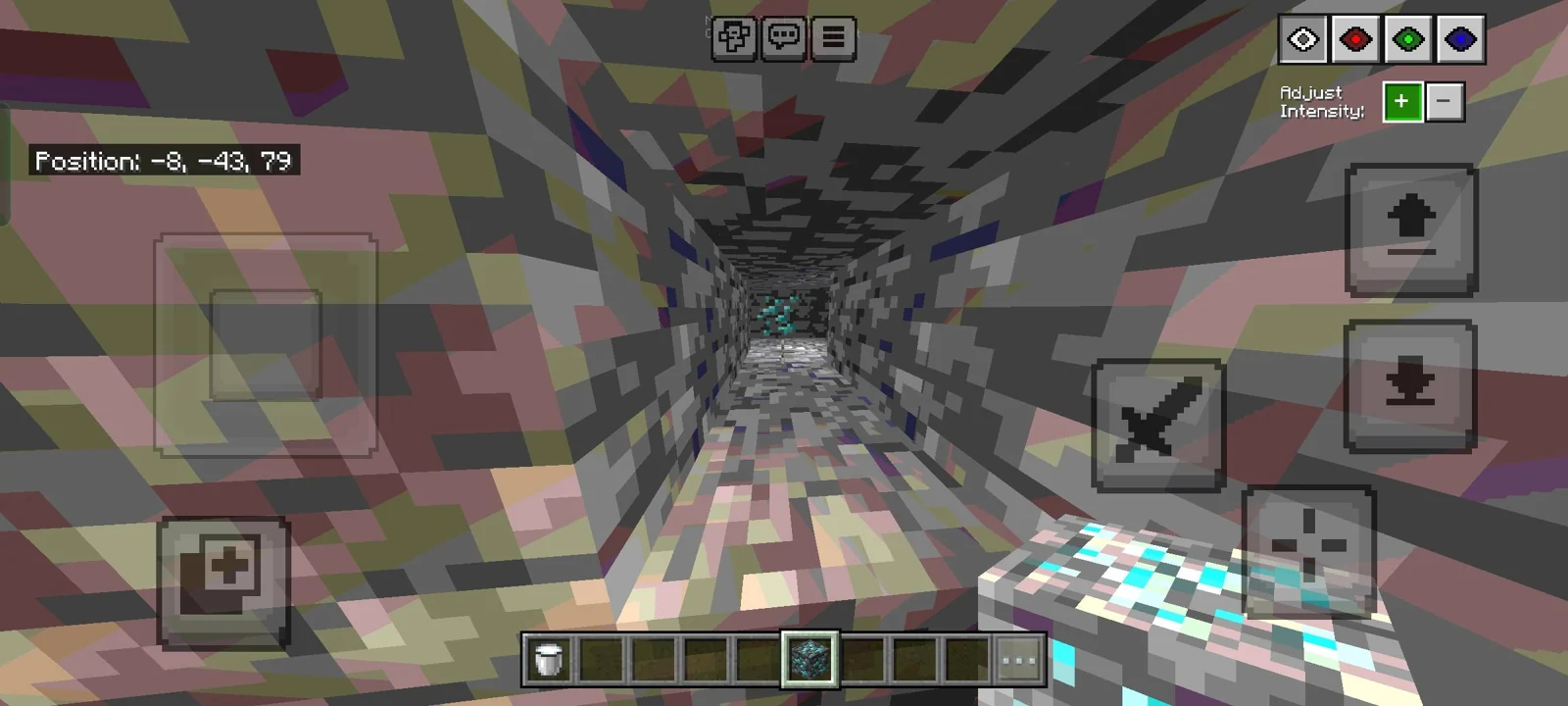 Изображение автора: Toggle Night Vision — яркость и цвет ночного зрения в Minecraft Bedrock