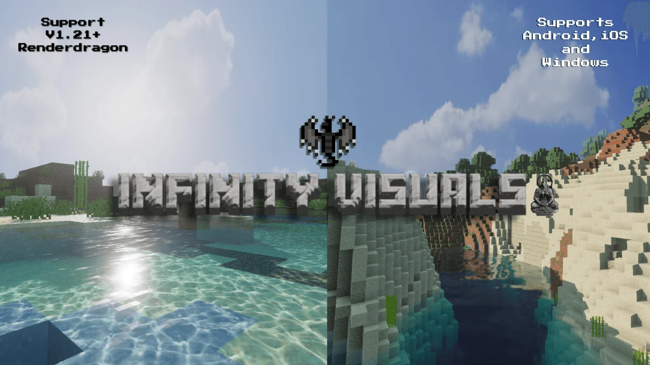 Infinity Visuals — освещение и PBR для Minecraft Bedrock
