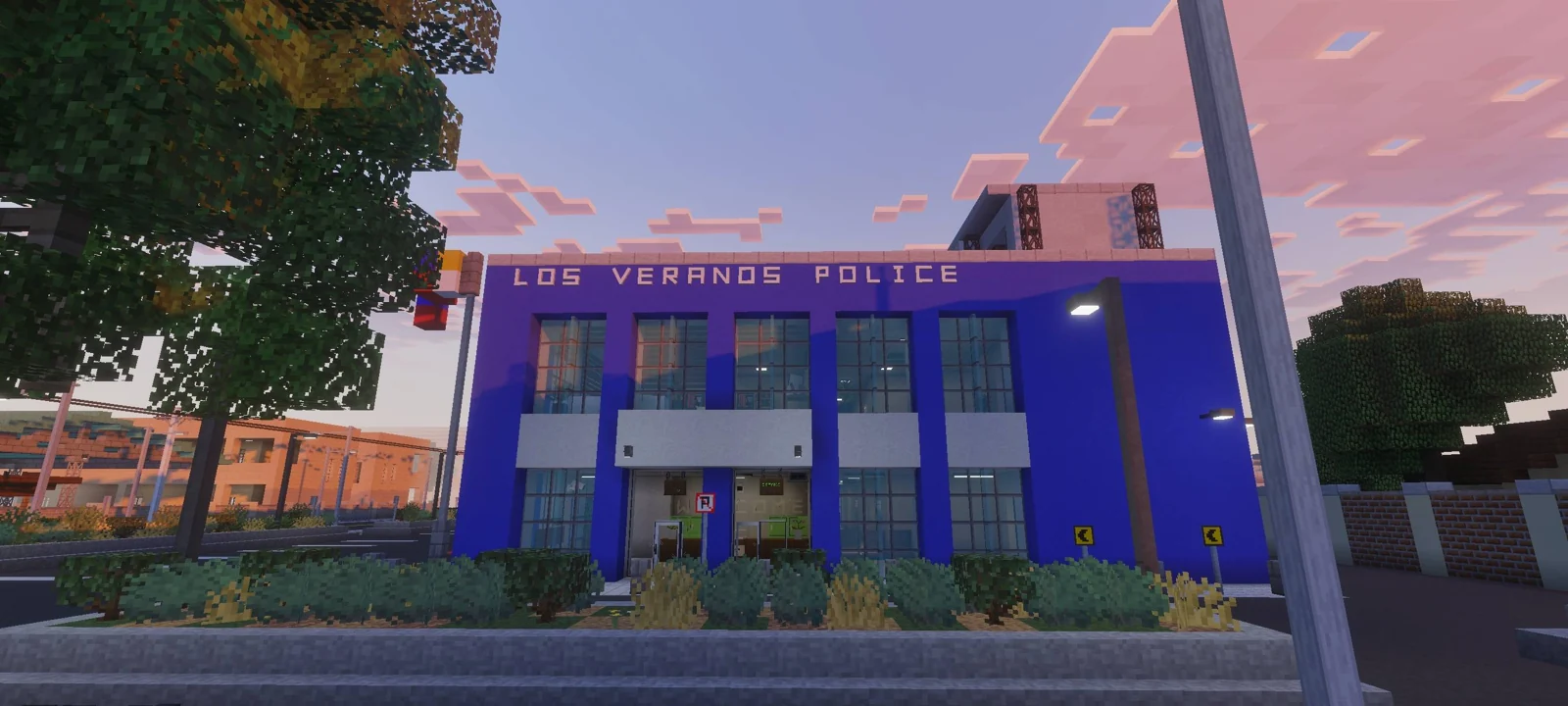 Изображение автора: Los Veranos City — современный город для Minecraft Bedrock