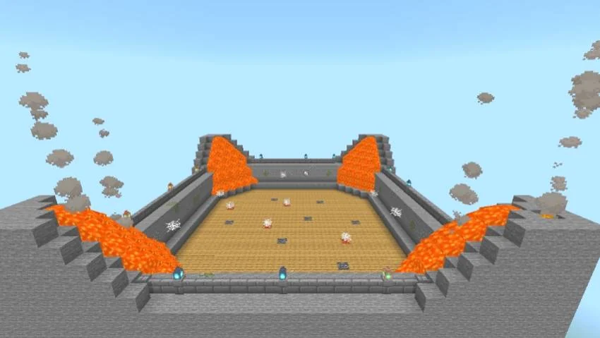 Изображение автора: Lucky Block Race — гонка на лаки-блоках для Bedrock