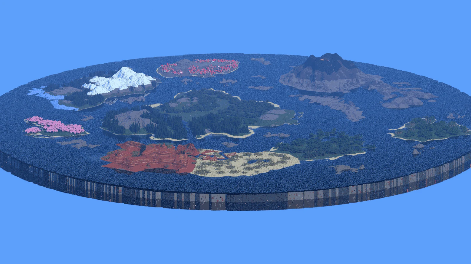 Horizons Islands — архипелаг для выживания в Minecraft Bedrock