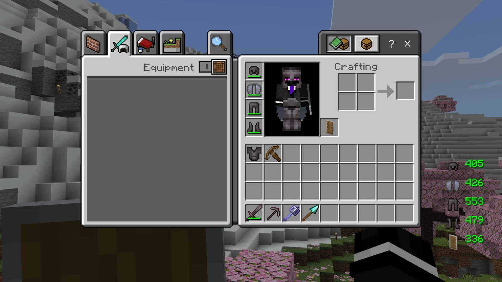 Durability Display — прочность инструментов и брони в Bedrock — скриншот 2