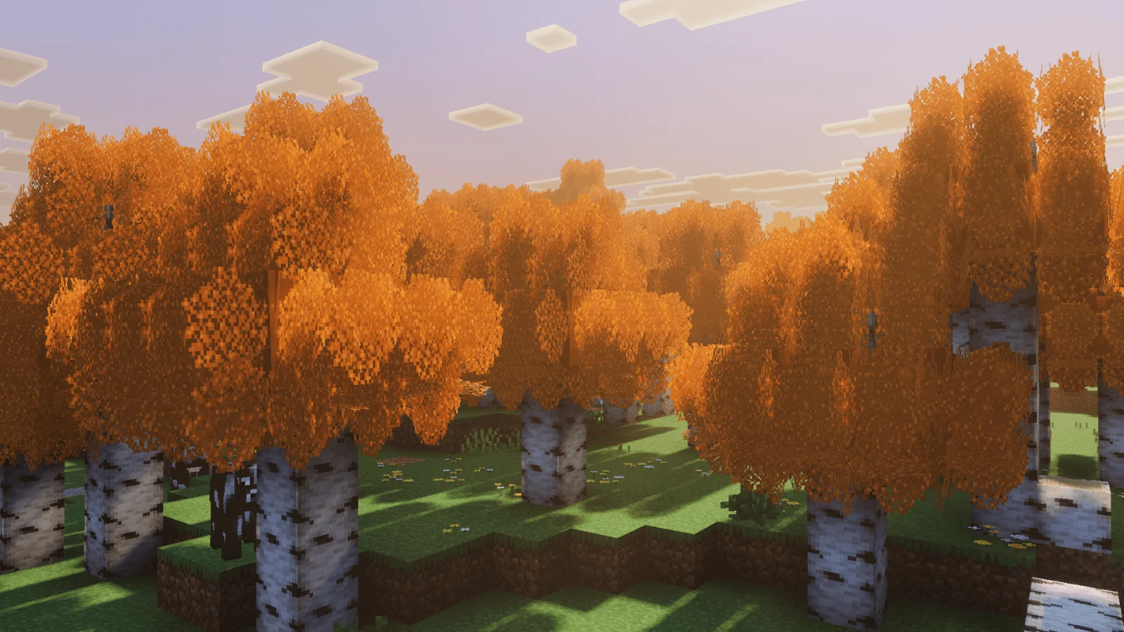 Изображение автора: Better Bushy Leaves — пышная листва и падающие листья Bedrock