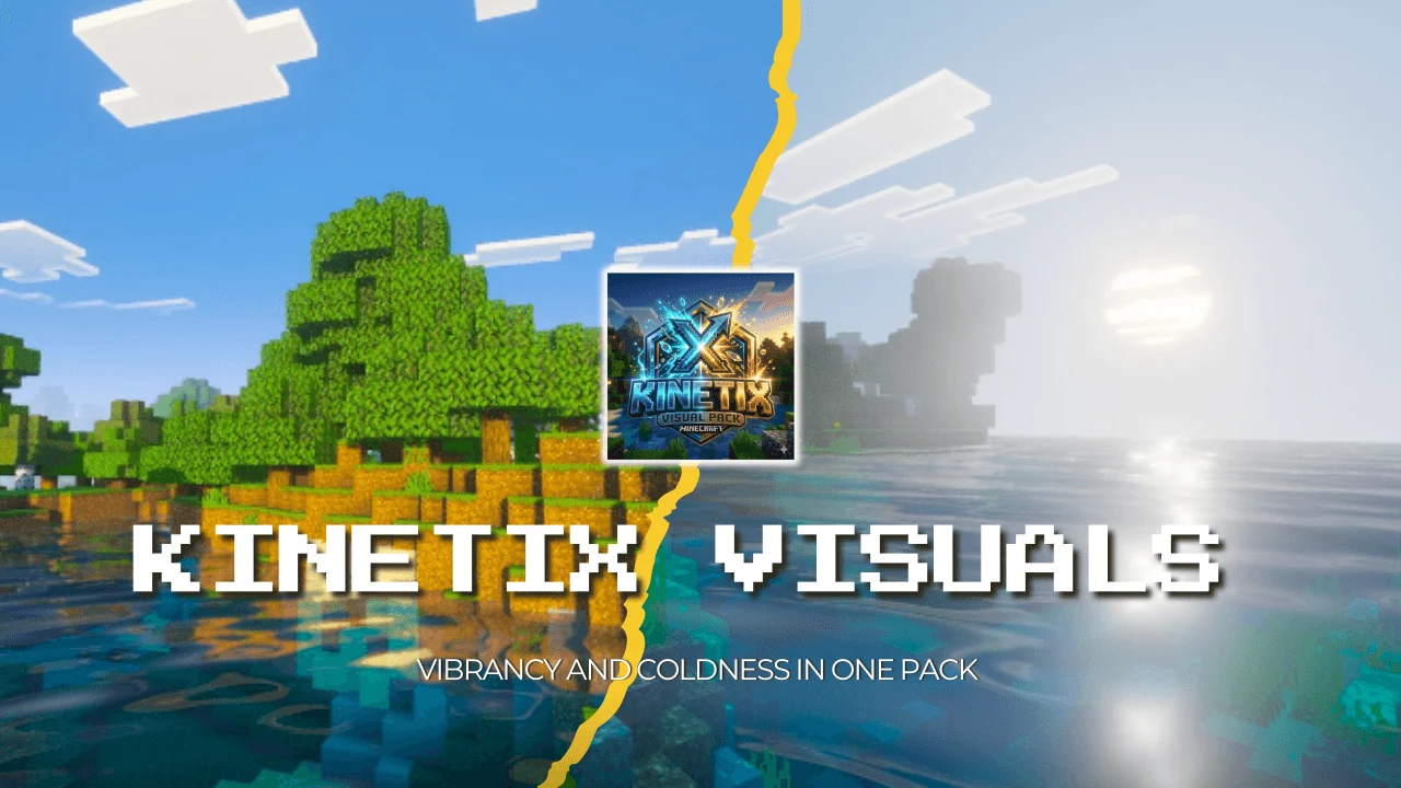 Kinetix Visuals — яркая графика Vibrant Visuals для Bedrock