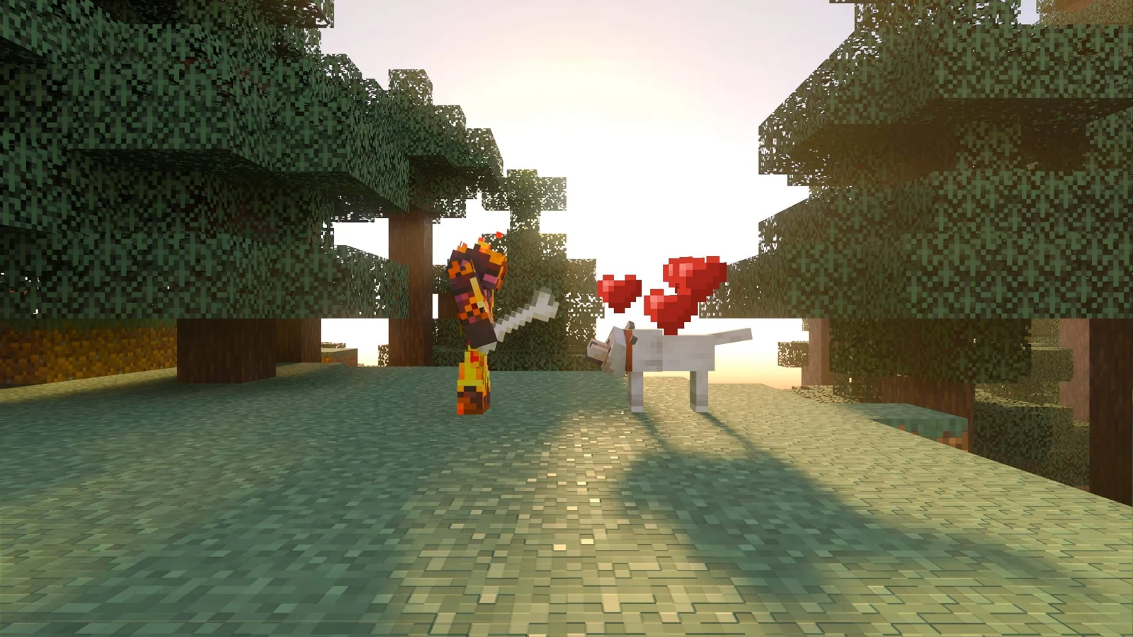 Изображение автора: Immortal Dogs — бессмертные собаки в Minecraft Bedrock