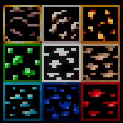 Изображение автора: Animated Glowing Ores — анимации руды для Vibrant Visuals