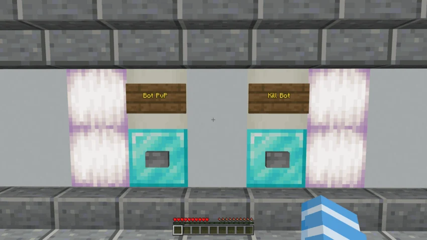 Изображение автора: Ultimate PvP Arena — тренировка с ботами в Minecraft Bedrock