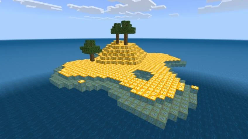 Изображение автора: Lucky Block Survival Island — остров из лаки-блоков