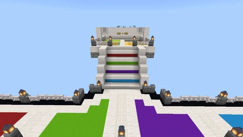 Изображение автора: Lucky Block Race — гонка на лаки-блоках для Bedrock