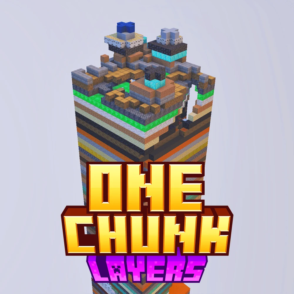 One Chunk Random Layers — выживание в одном чанке Bedrock
