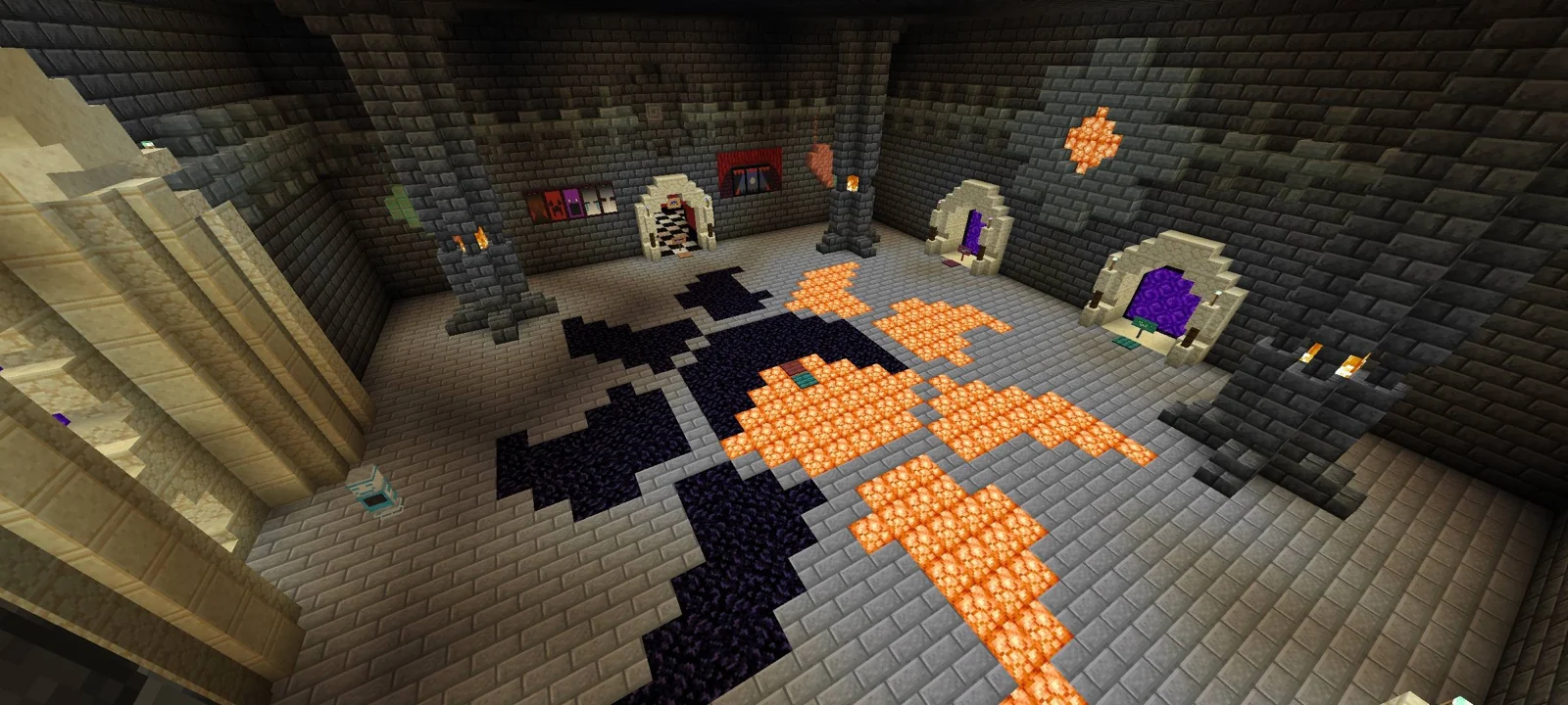 Изображение автора: Pizzaplex Entertainment Horror — хоррор-карта для Bedrock