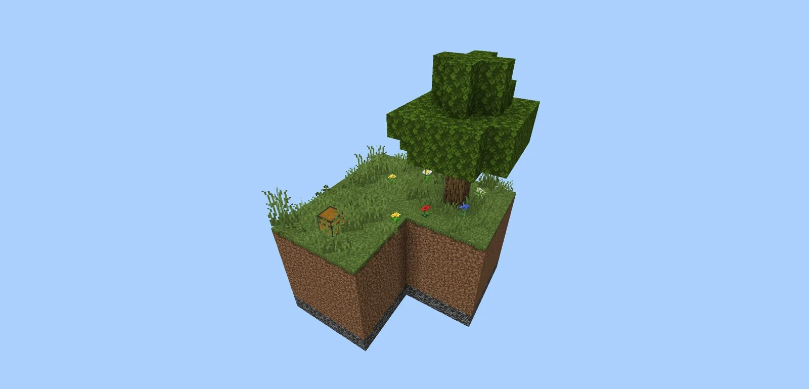 AM Skyblock — пять небесных островов для Minecraft Bedrock