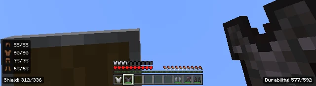 Изображение автора: Durability Viewer — прочность инструментов и брони в Bedrock