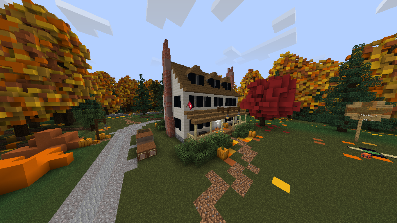 Скриншот Autumn Halloween House 1