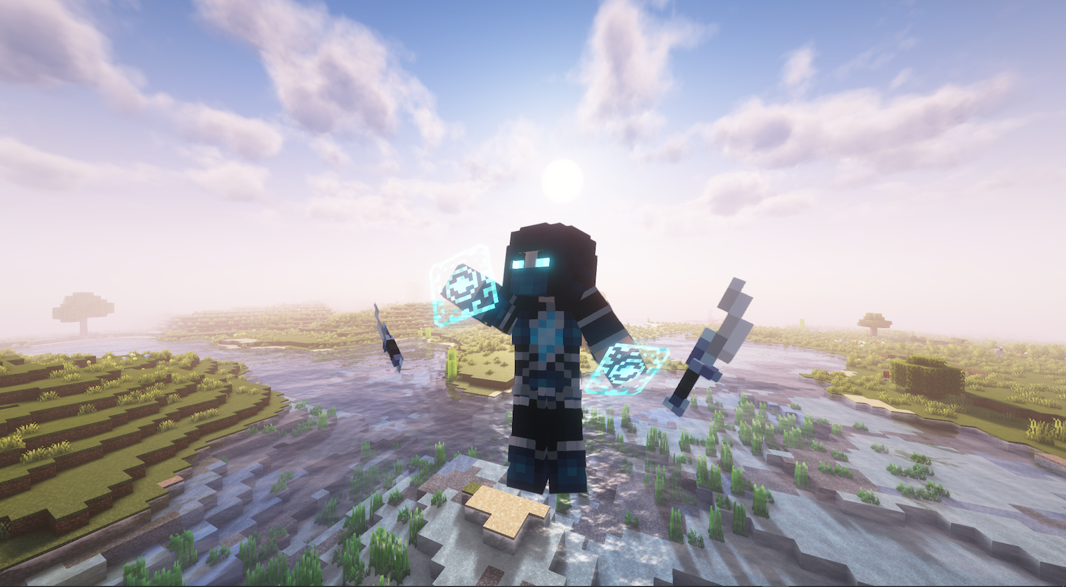 Скриншот Arrzee's Superhero Multiverse — суперсилы и костюмы для Minecraft 1.20.1 2