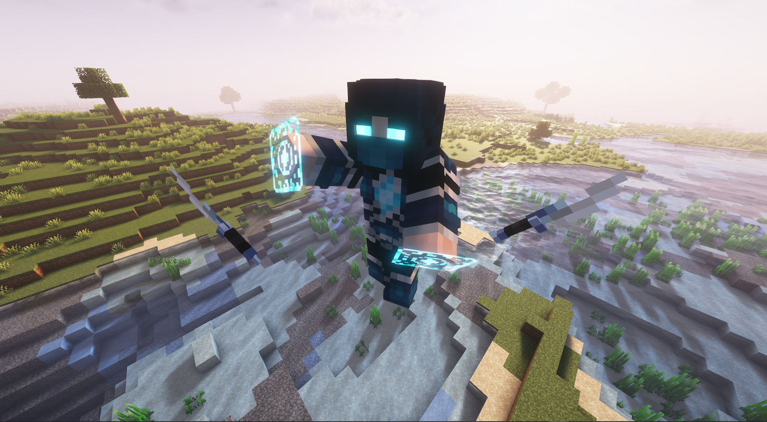Скриншот Arrzee's Superhero Multiverse — суперсилы и костюмы для Minecraft 1.20.1 3
