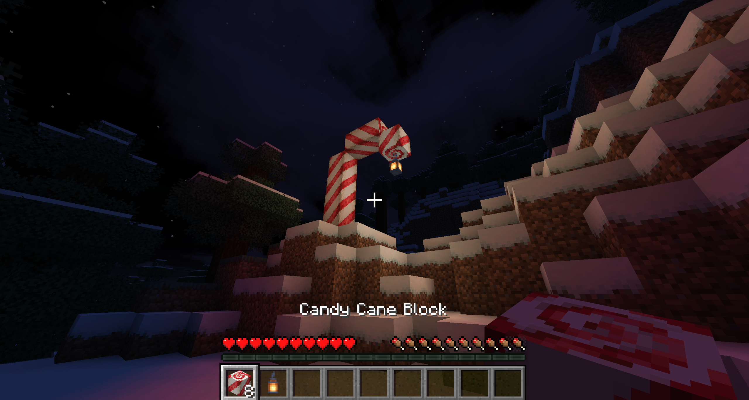 Скриншот Ben's Christmas Mod — рождественские украшения и еда для Minecraft 1.20.1 5