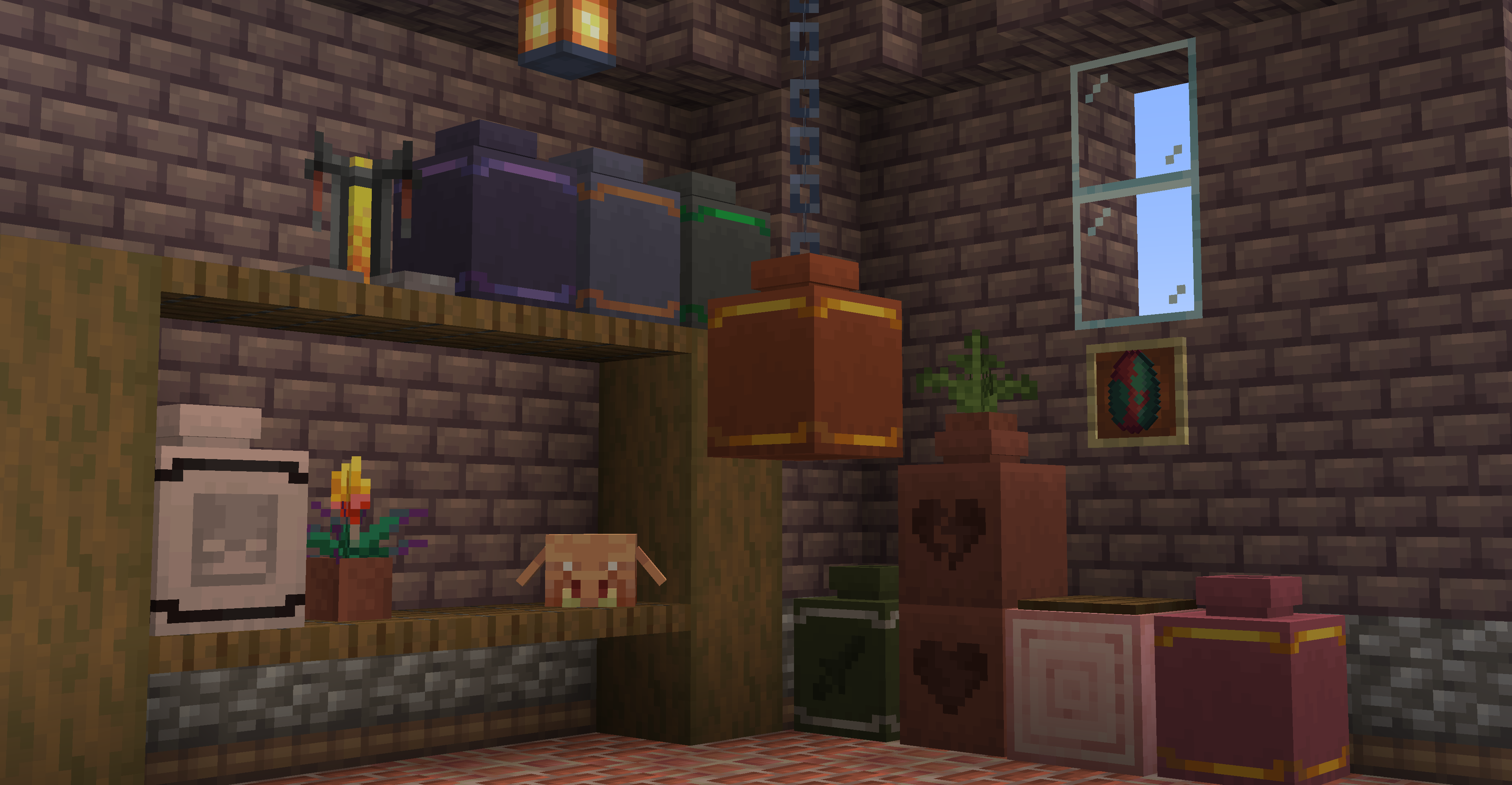 Скриншот Мод Clayworks [1.21.1] для Minecraft — новые строительные блоки и печь 3