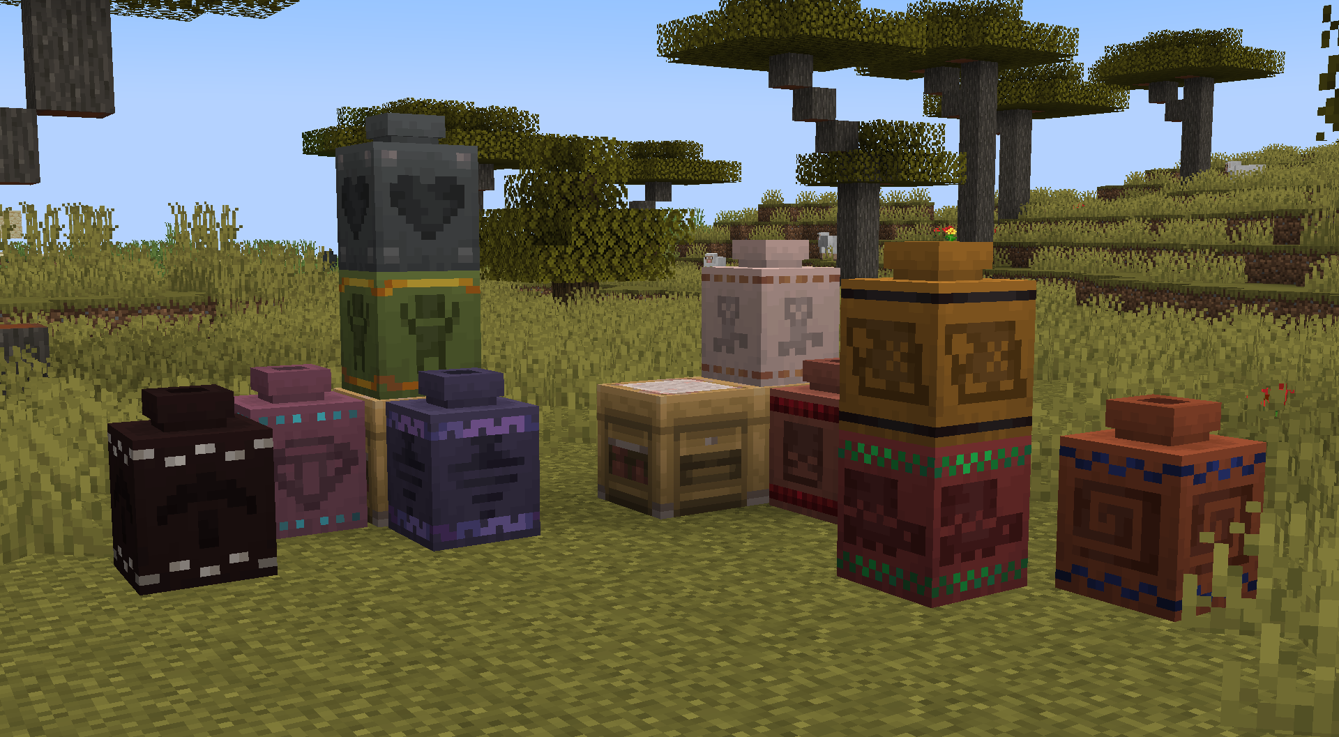 Скриншот Мод Clayworks [1.21.1] для Minecraft — новые строительные блоки и печь 4