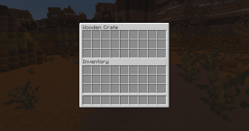 Скриншот Мод Critical Crates [1.21.11] для Minecraft — новые способы хранения предметов 5