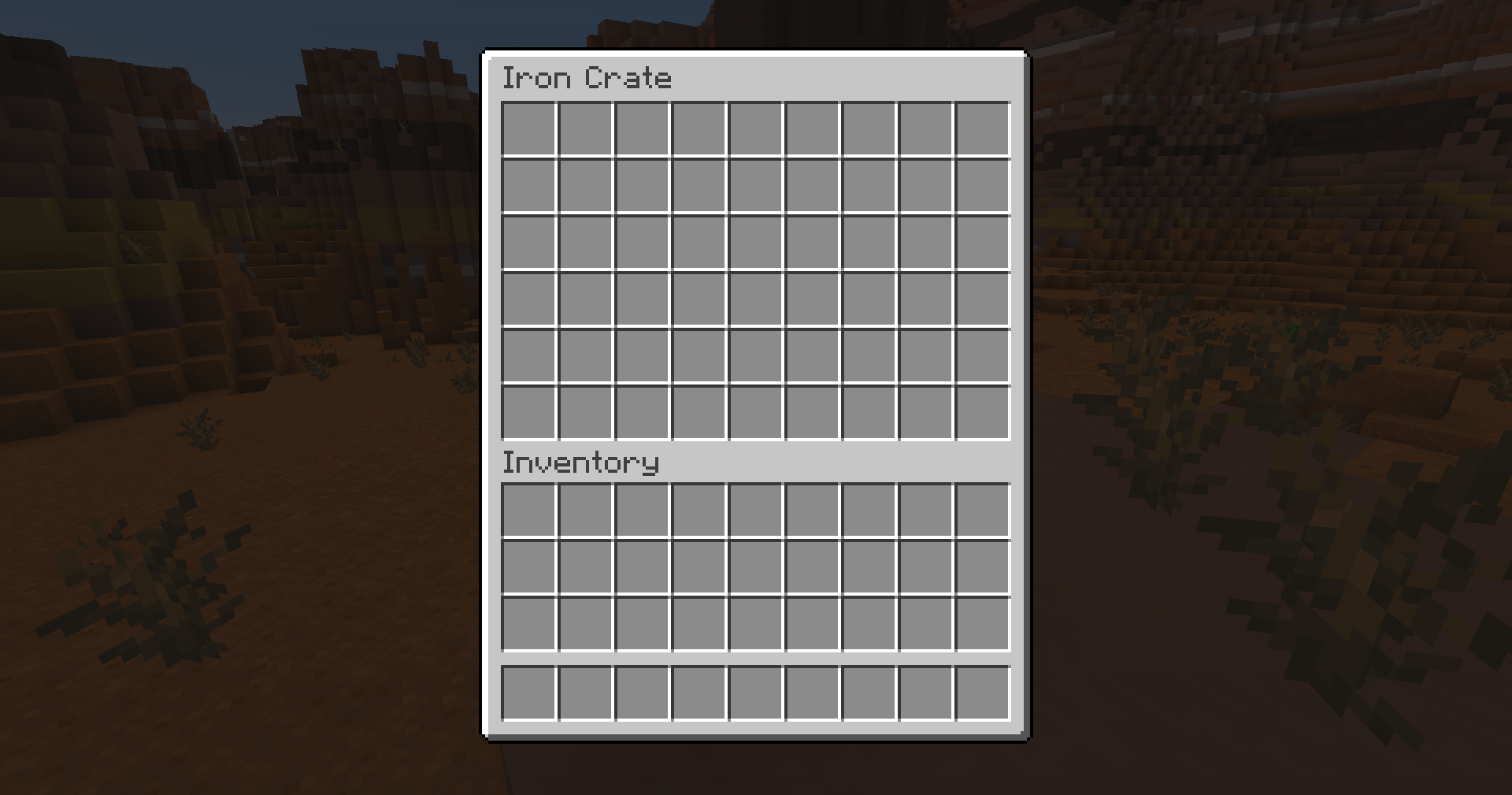 Скриншот Мод Critical Crates [1.21.11] для Minecraft — новые способы хранения предметов 6