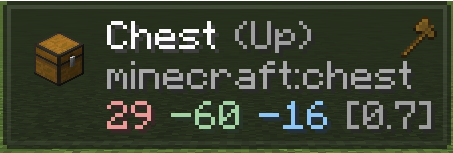 Скриншот Мод Jade [1.21.11] для Minecraft — информация о блоках и предметах 4