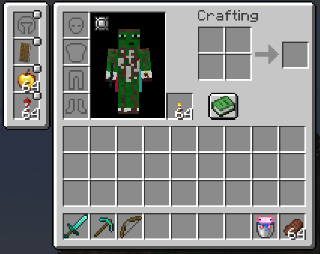 Скриншот Мод More Offhand Slots [1.21.5] для Minecraft — дополнительные слоты для оффхенда 2