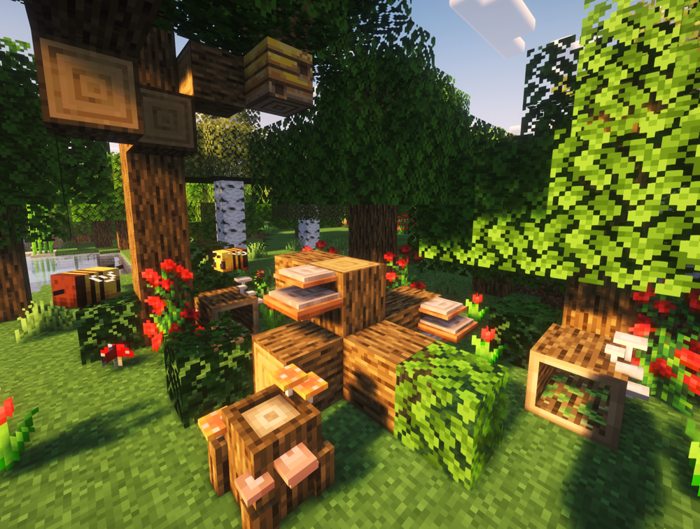 Mushroom Quest — сбор грибов и приключения для Minecraft 1.21.1