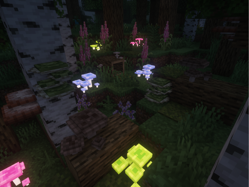 Скриншот Mushroom Quest — сбор грибов и приключения для Minecraft 1.21.1 5