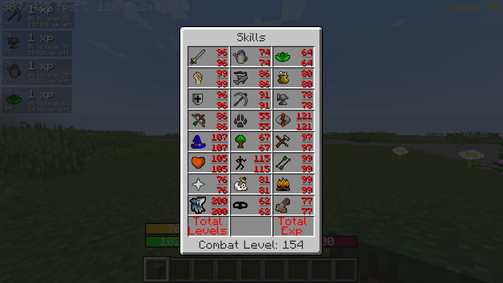 Скриншот RSMC: The Third Age — мир RuneScape в Minecraft 1.18.2 2