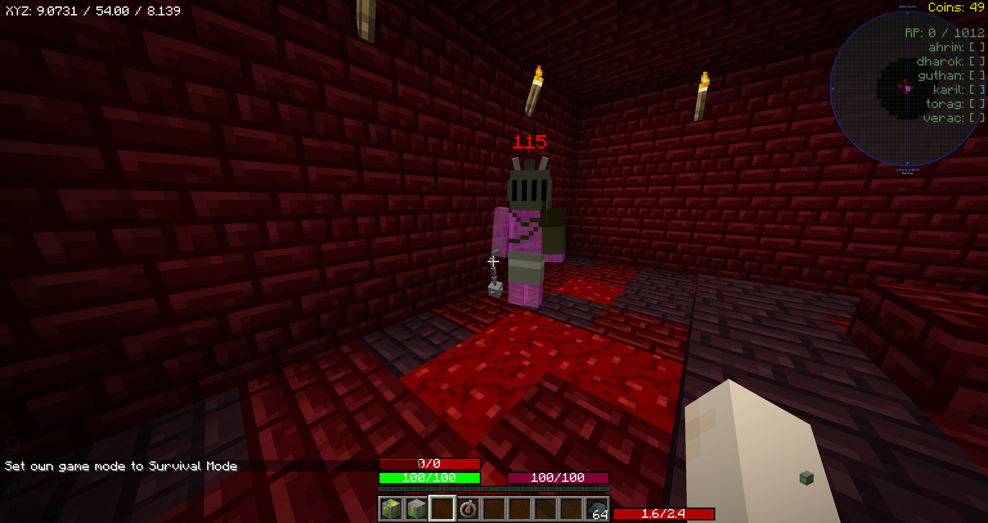 Скриншот RSMC: The Third Age — мир RuneScape в Minecraft 1.18.2 5