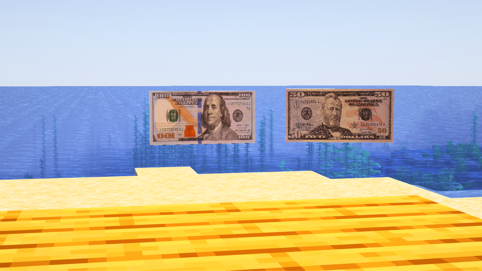 Russian Money Mod — русские деньги и паспорт для Minecraft 1.20.1