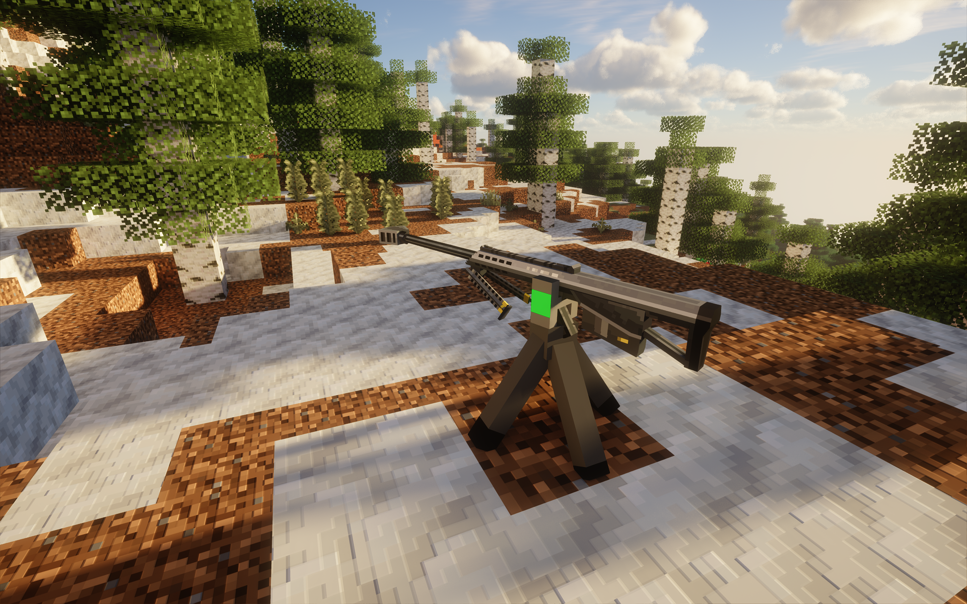 Скриншот TACZ Turrets — автоматические турели для Minecraft 1.20.6 2