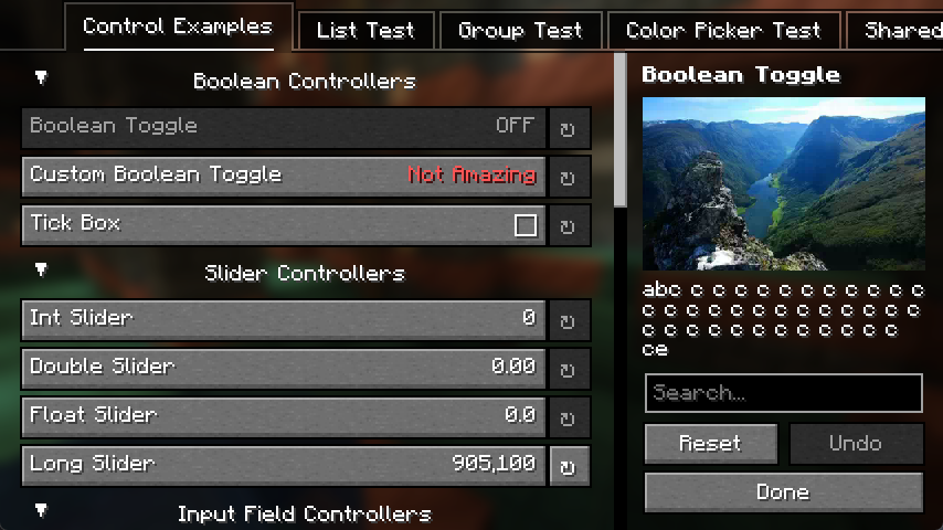 YetAnotherConfigLib — библиотека для настройки модов для Minecraft 1.21.1