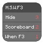 Hide Scoreboard When F3