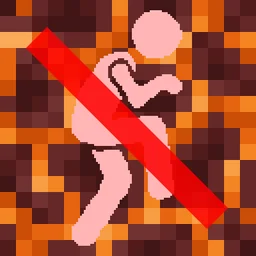 No Sneaking Over Magma!